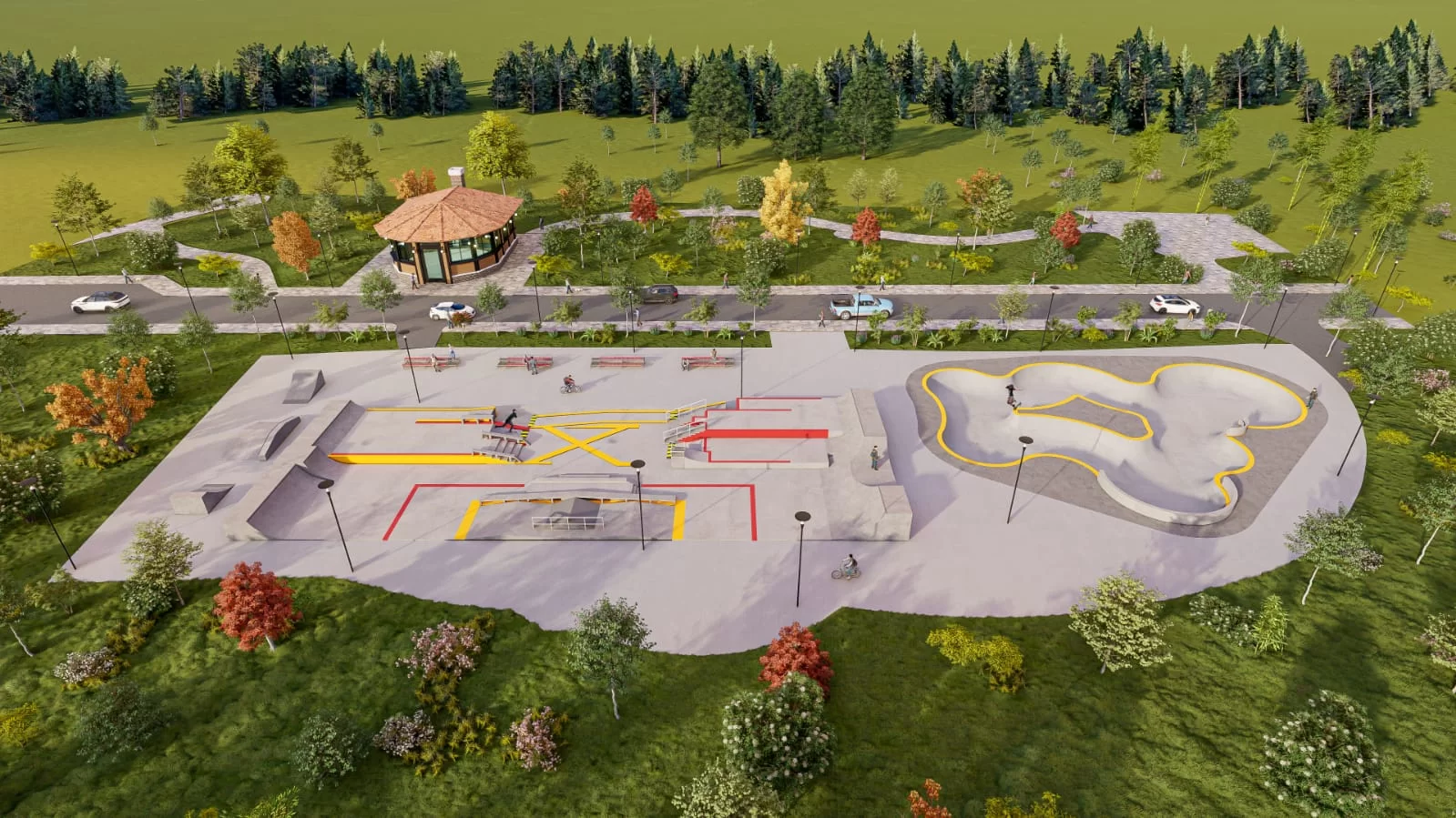 ESENYURT BELEDİYESİ BETON SKATEPARK (KAYKAY( PROJESİ